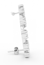 Billion Avenue Ray Diamond Earstud Left - Silver - Billion Avenue
