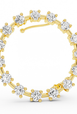 Billion Avenue Ray Diamond Earstud Left - Gold - Billion Avenue