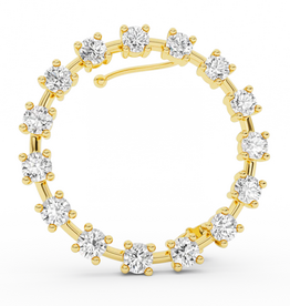 Billion Avenue Ray Diamond Earstud Left - Gold - Billion Avenue