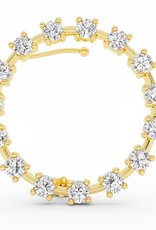 Billion Avenue Ray Diamond Earstud Right - Gold - Billion Avenue