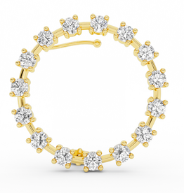 Billion Avenue Ray Diamond Earstud Right - Gold - Billion Avenue