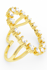 Billion Avenue Ray Diamond Ring - Gold - Billion Avenue