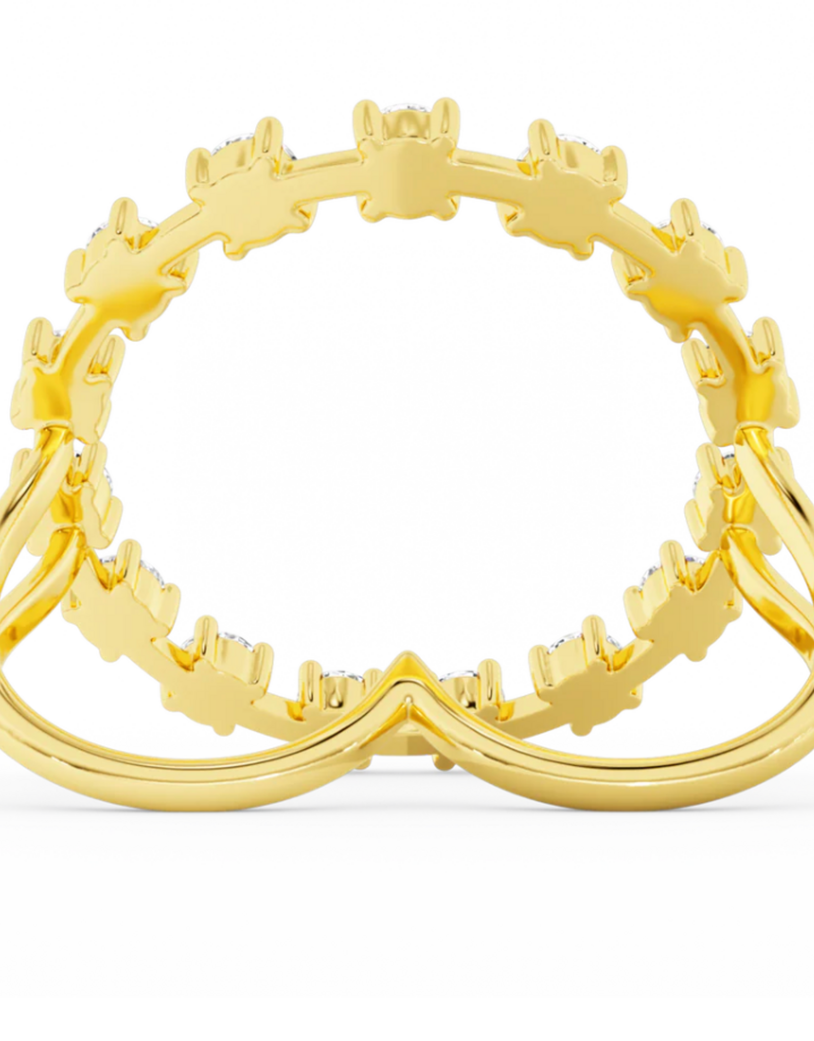 Billion Avenue Ray Diamond Ring - Gold - Billion Avenue