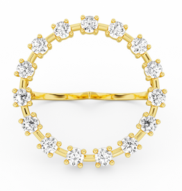 Billion Avenue Ray Diamond Ring - Gold - Billion Avenue