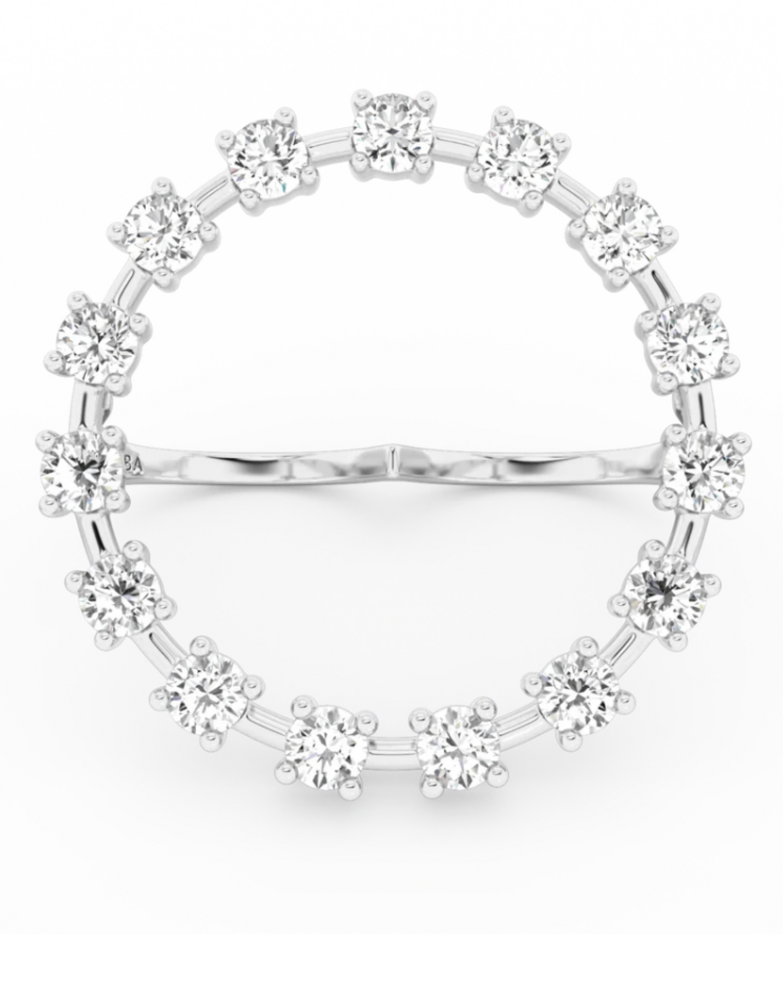 Billion Avenue Ray Diamond Ring - Silver - Billion Avenue
