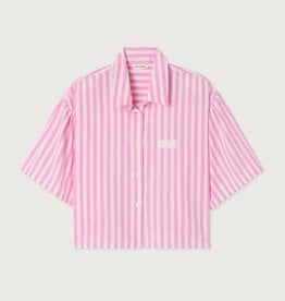 American Vintage Blouse 'Vextown' - Rayures Rose - Vex06A -  American Vintage