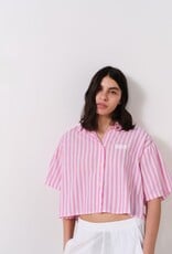 American Vintage Blouse 'Vextown' - Rayures Rose - Vex06A -  American Vintage