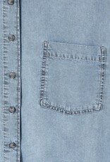 American Vintage Blouse 'Paybou' - Blue Snow - Pay06A -  American Vintage