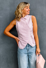 Blouse Check 'Celest' - Light Pink - Neo Noir