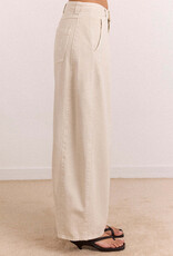 Damson Madder Jeans Barrel 'Erika' - Stone - Damson Madder