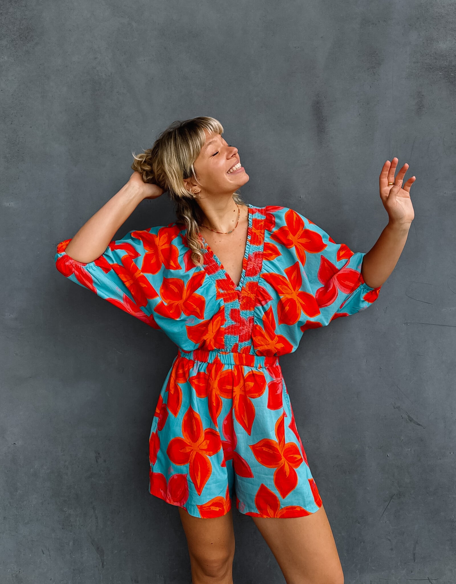 Harper&Yve Playsuit 'Melly' - Fragile Flower - Harper&Yve