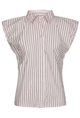 Blouse Double Stripe 'Isella' - Rose - Neo Noir