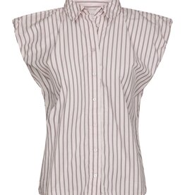 Blouse Double Stripe 'Isella' - Rose - Neo Noir