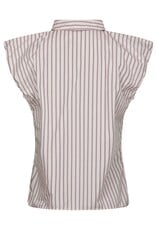 Blouse Double Stripe 'Isella' - Rose - Neo Noir