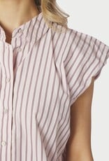 Blouse Double Stripe 'Isella' - Rose - Neo Noir