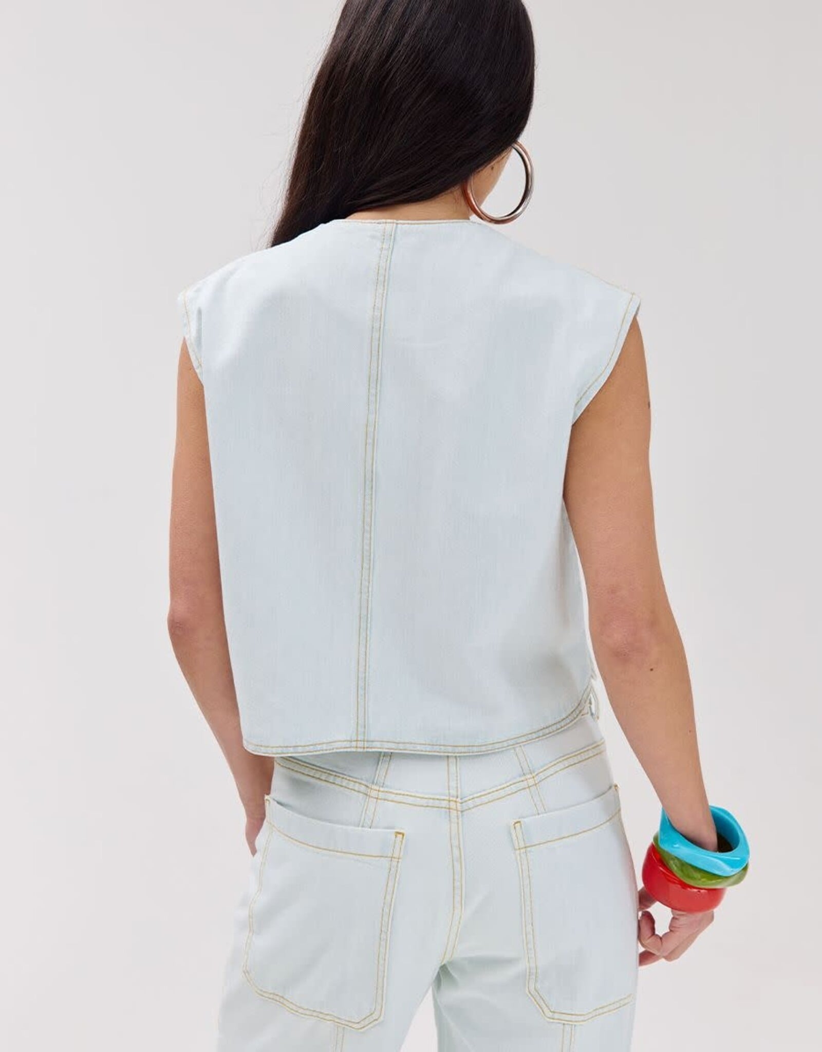 Harper&Yve Waistcoat 'Gilly' - Light Blue - Harper&Yve