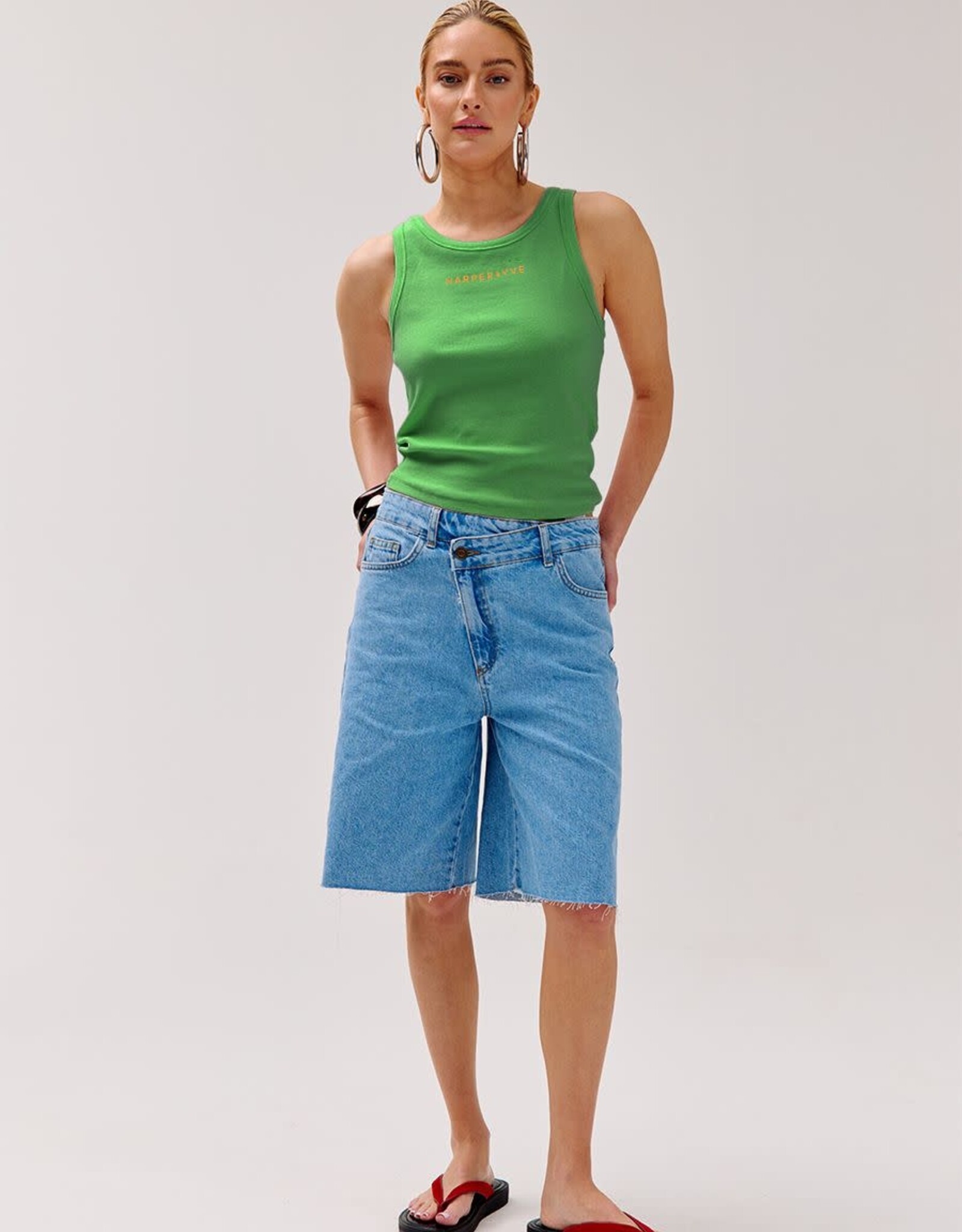 Harper&Yve Top 'Yenn' - Vibrant Green - Harper&Yve