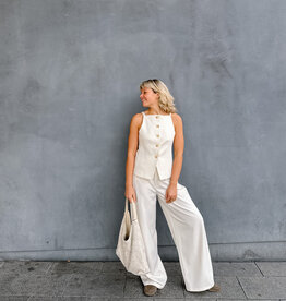 Broek 'Massie' - Off White - Neo Noir