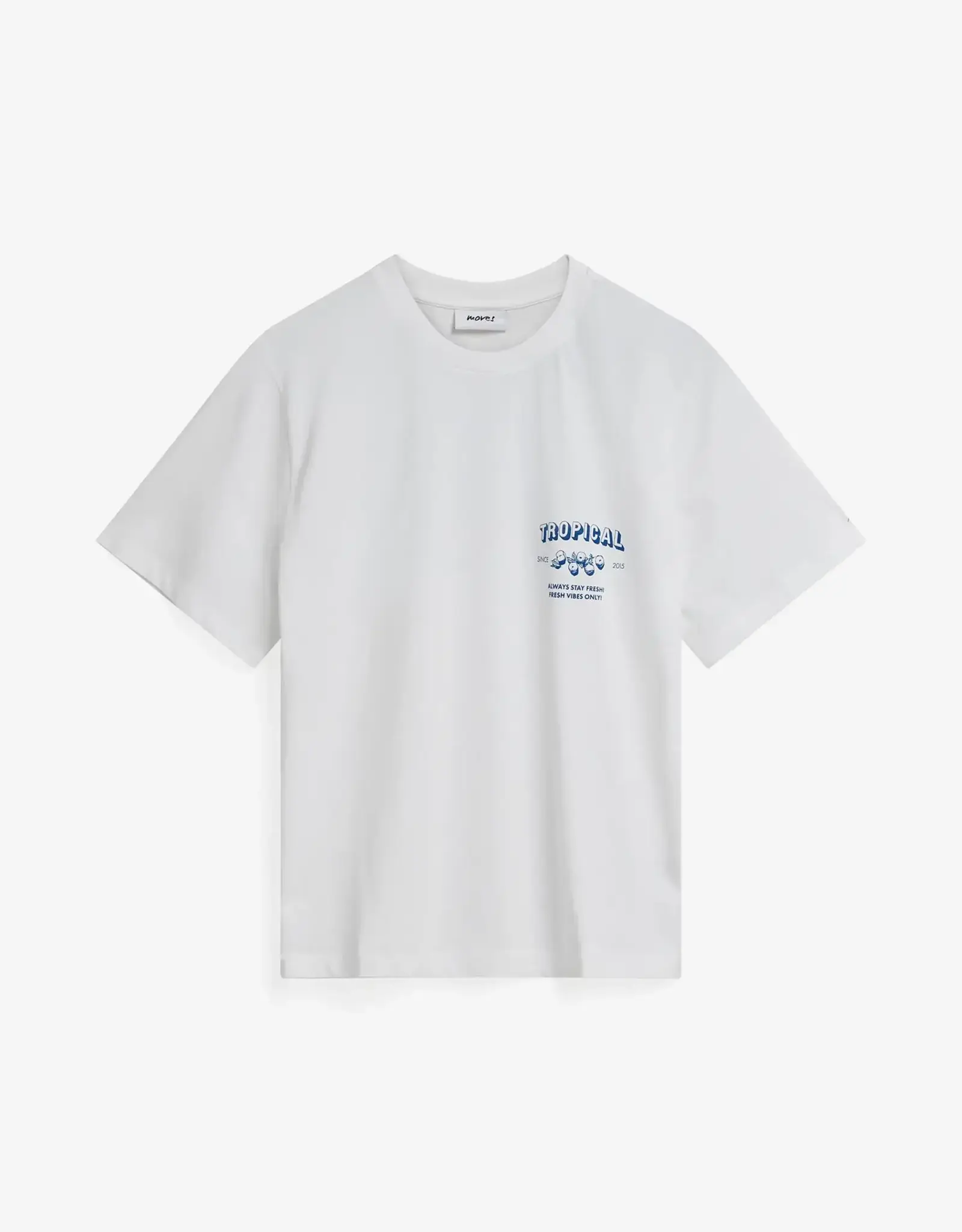 Moves T-shirt 'Kiana' - Snorkel Blue - Moves