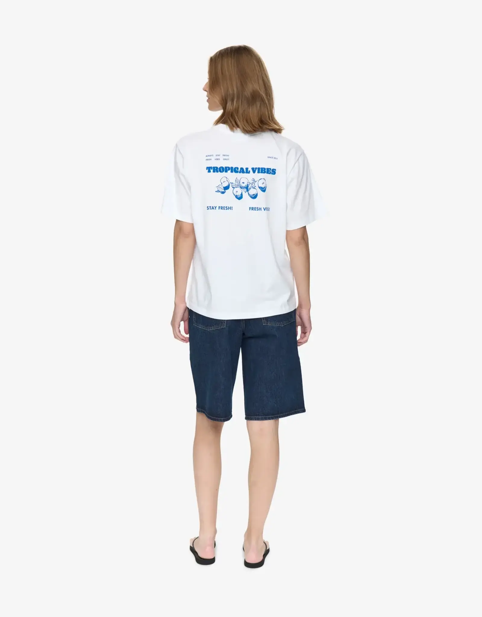Moves T-shirt 'Kiana' - Snorkel Blue - Moves