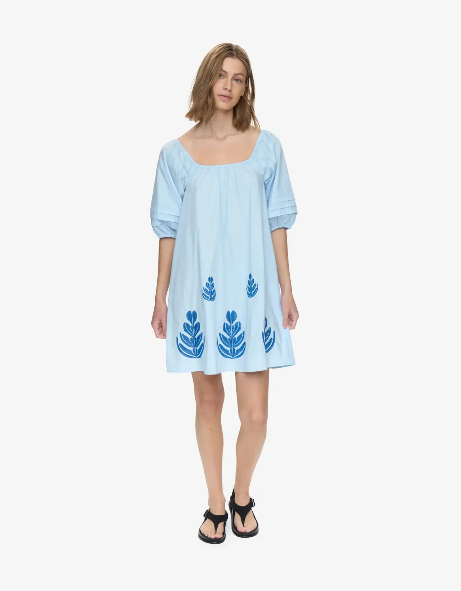 Moves Jurk 'Aviaja' - Airy Blue - Moves
