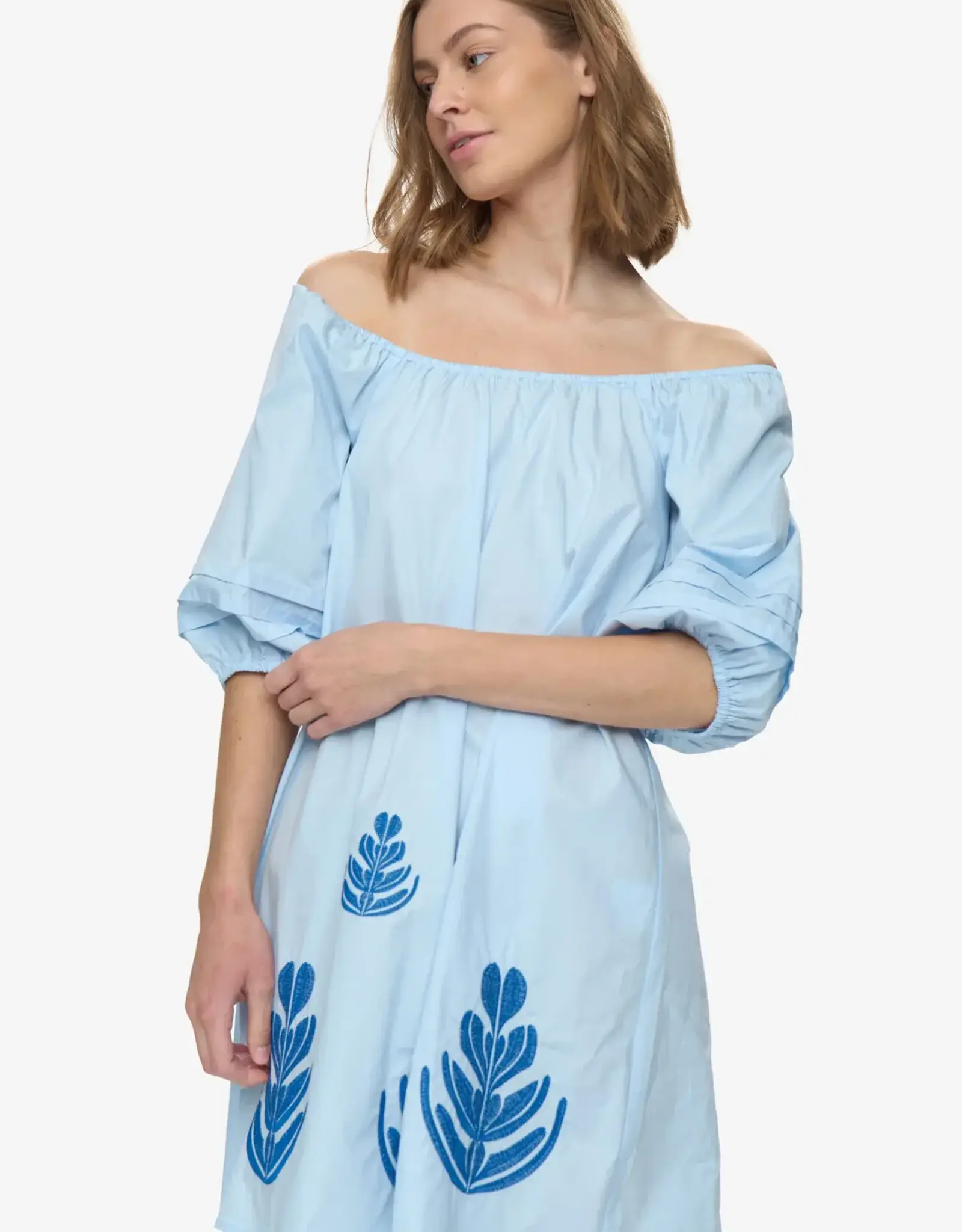 Moves Jurk 'Aviaja' - Airy Blue - Moves