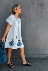 Moves Jurk 'Aviaja' - Airy Blue - Moves