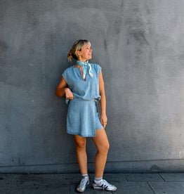 Another Label Skort 'Gwen' - Light Blue - Another Label