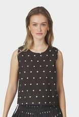 Top Dot 'Polly' - Dark Brown - Neo Noir