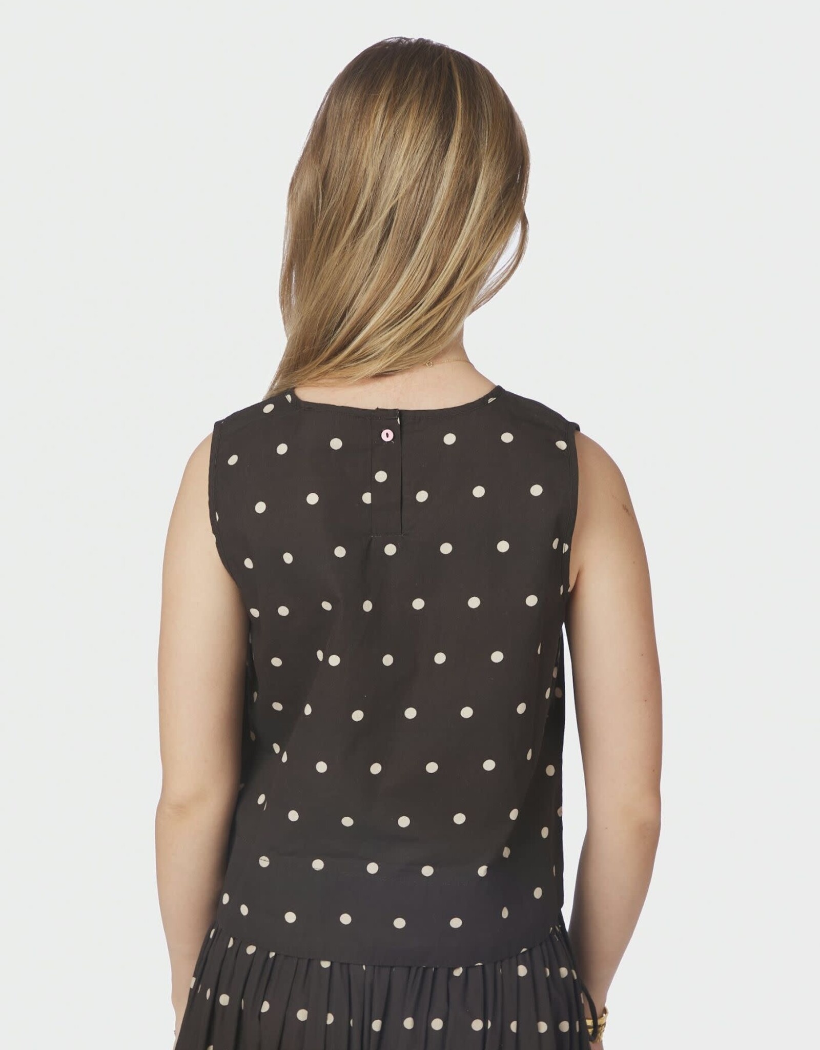 Top Dot 'Polly' - Dark Brown - Neo Noir