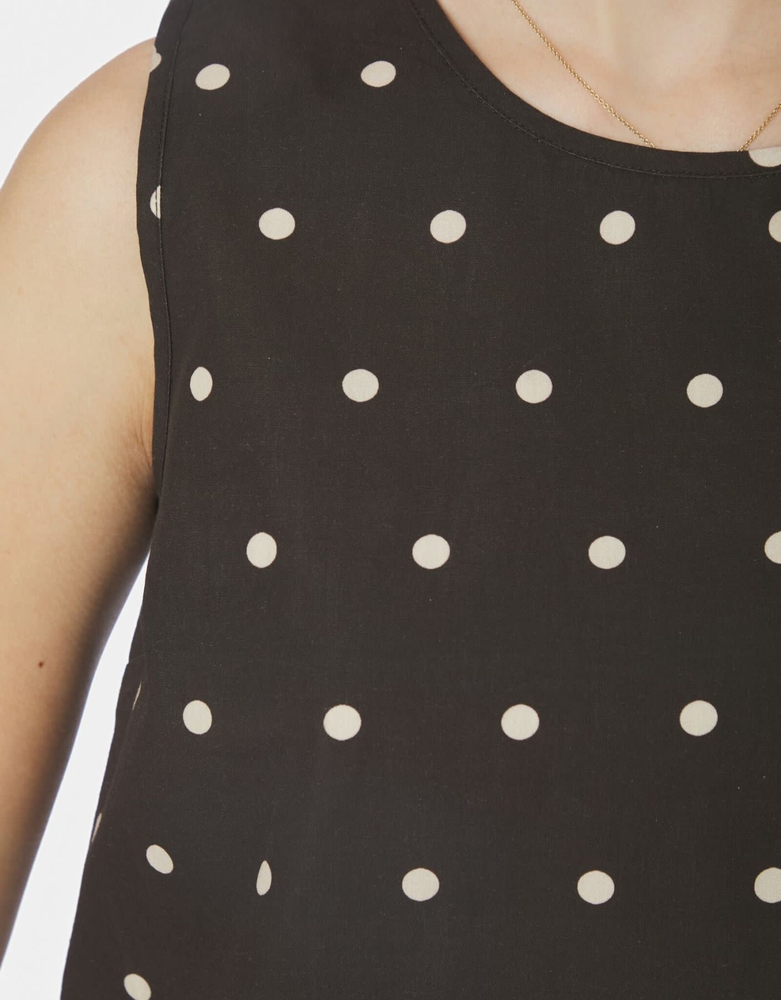 Top Dot 'Polly' - Dark Brown - Neo Noir