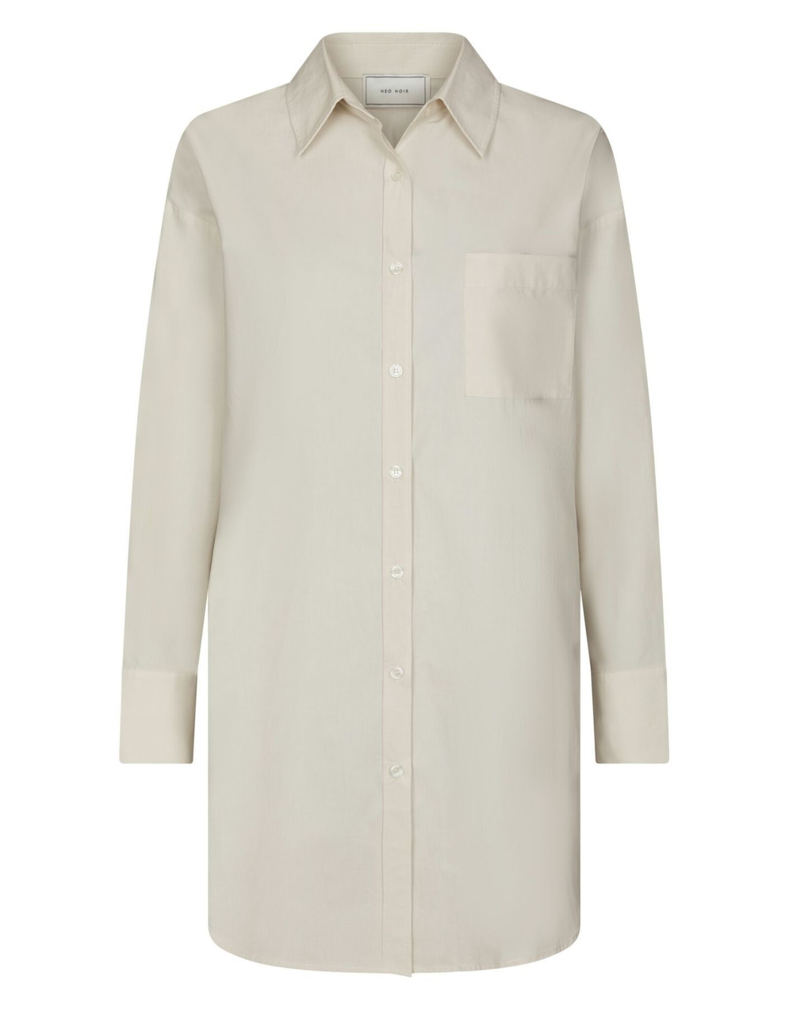 Hemd Poplin 'Halina' - Ivory - Neo Noir