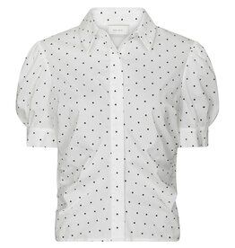 Blouse Dot 'Frannie' - Off White - Neo Noir