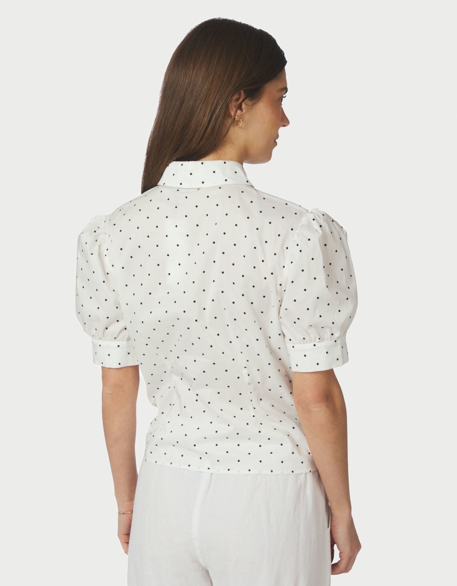 Blouse Dot 'Frannie' - Off White - Neo Noir