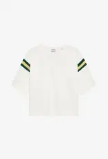 Catwalk Junkie T-Shirt Loose Fit 'Sleeve Detail' - Off White - Catwalk Junkie