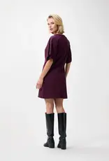 Catwalk Junkie Jurk 'T-Shirt Dress' -  Winetasting - Catwalk Junkie