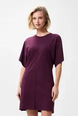 Catwalk Junkie Jurk 'T-Shirt Dress' -  Winetasting - Catwalk Junkie