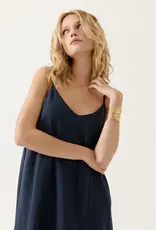 Jurk 'Brooke' - Navy - Artlove