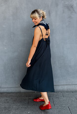 Jurk 'Brooke' - Navy - Artlove