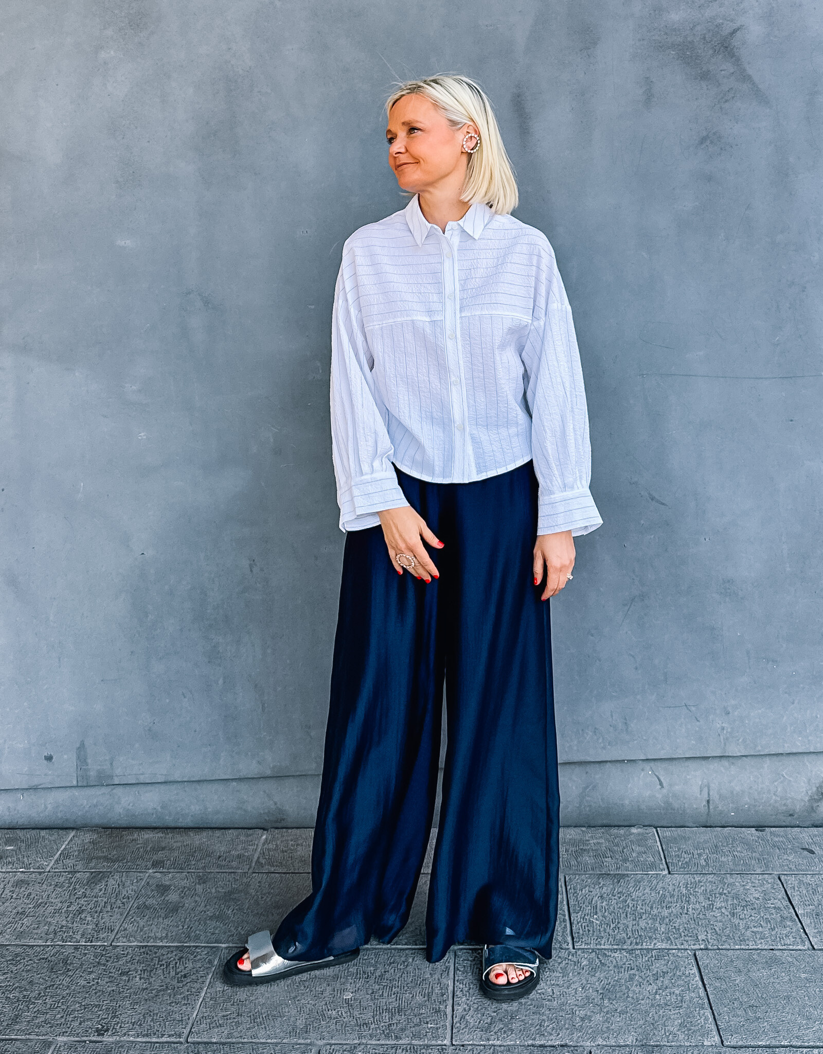 Bô-Dôme Broek 'Britt' - Navy - Bô-Dôme