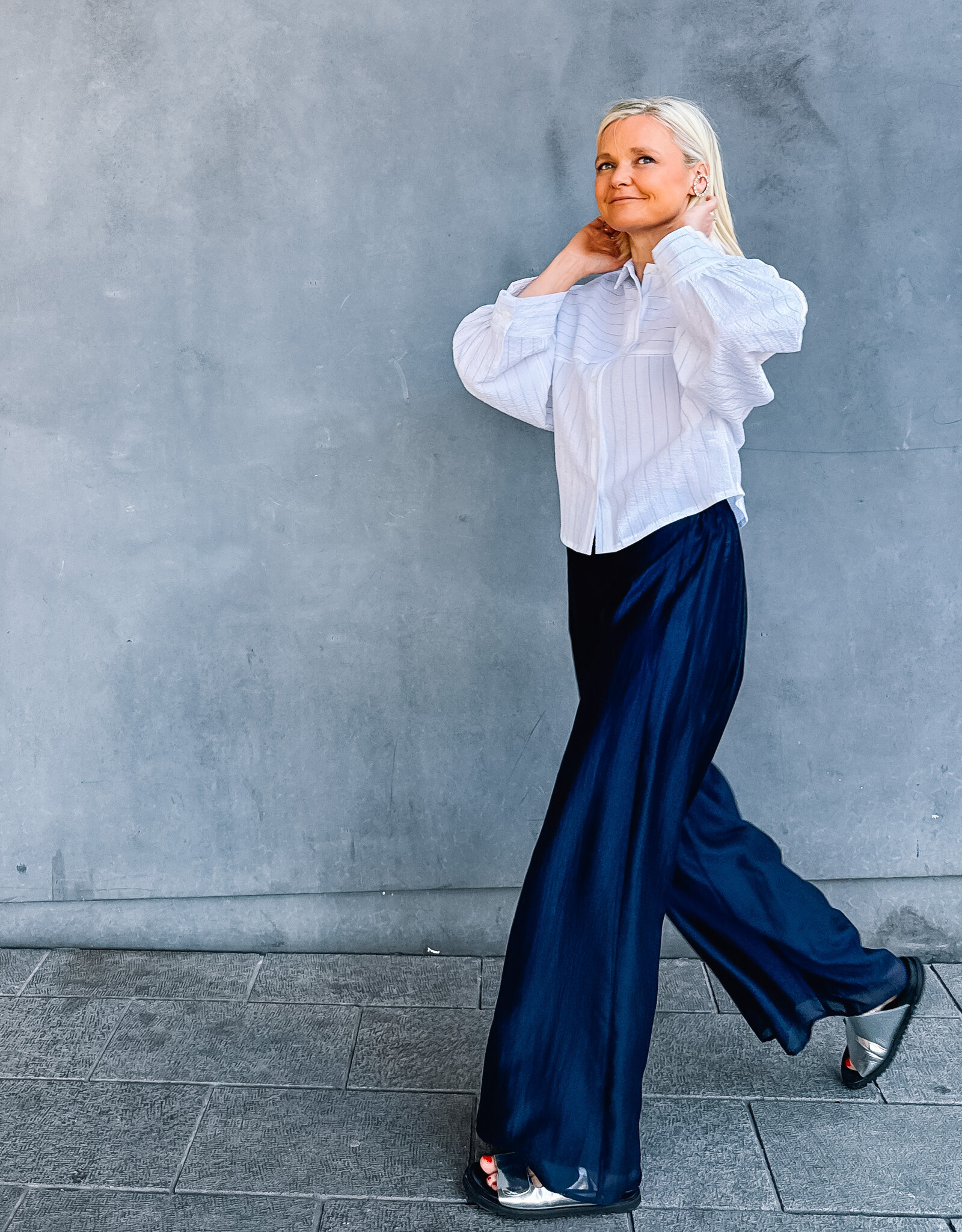 Bô-Dôme Broek 'Britt' - Navy - Bô-Dôme