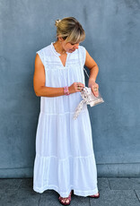 Jurk Voile 'Veana' - White - Neo Noir