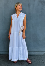 Jurk Voile 'Veana' - White - Neo Noir