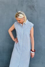 Laure+Max Jurk 'Rayne' - Rayures Marine - Laure+Max