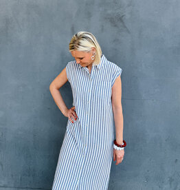 Laure+Max Jurk 'Rayne' - Rayures Marine - Laure+Max