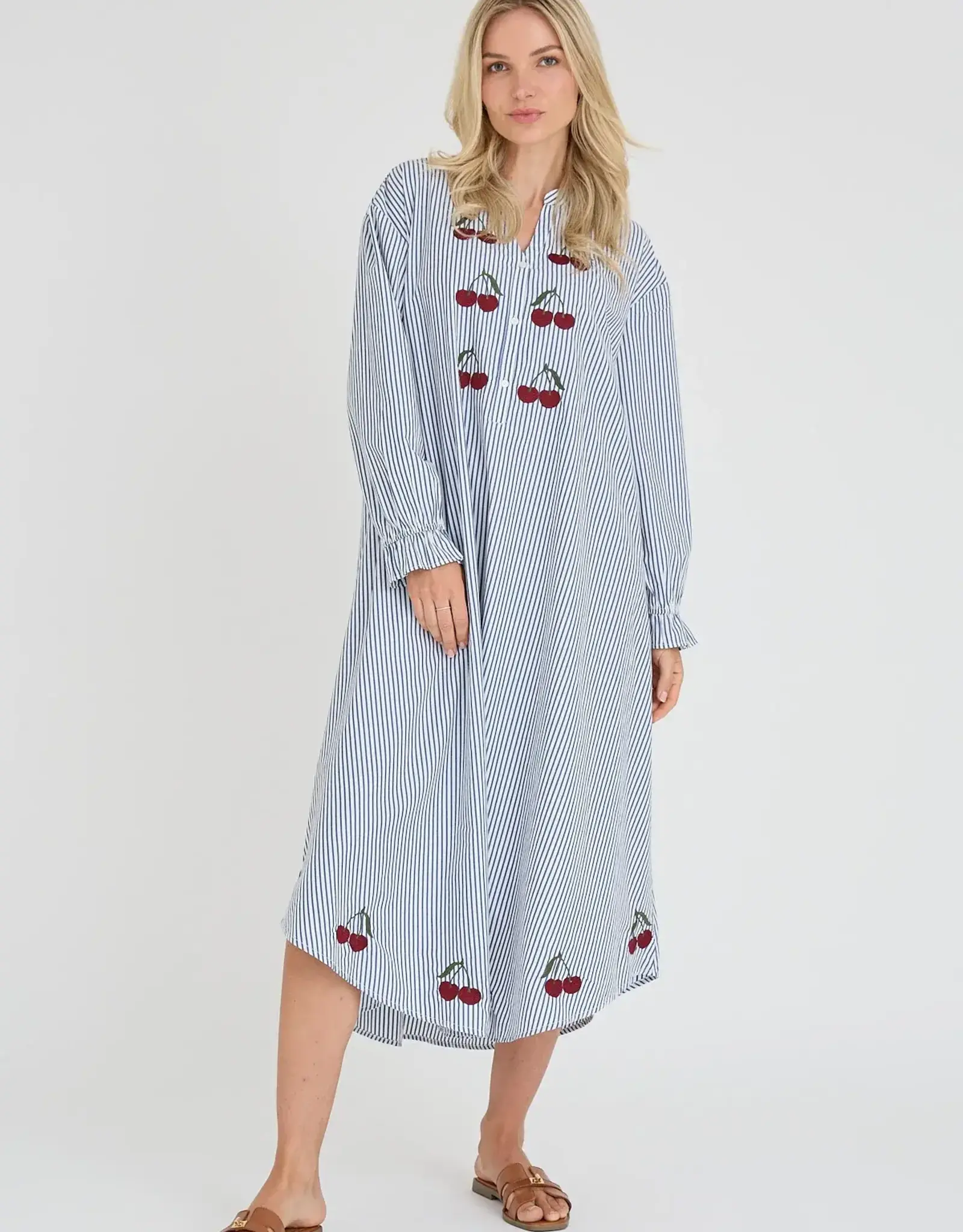 A view Jurk 'Alize' - Blue/White Stripe - A View