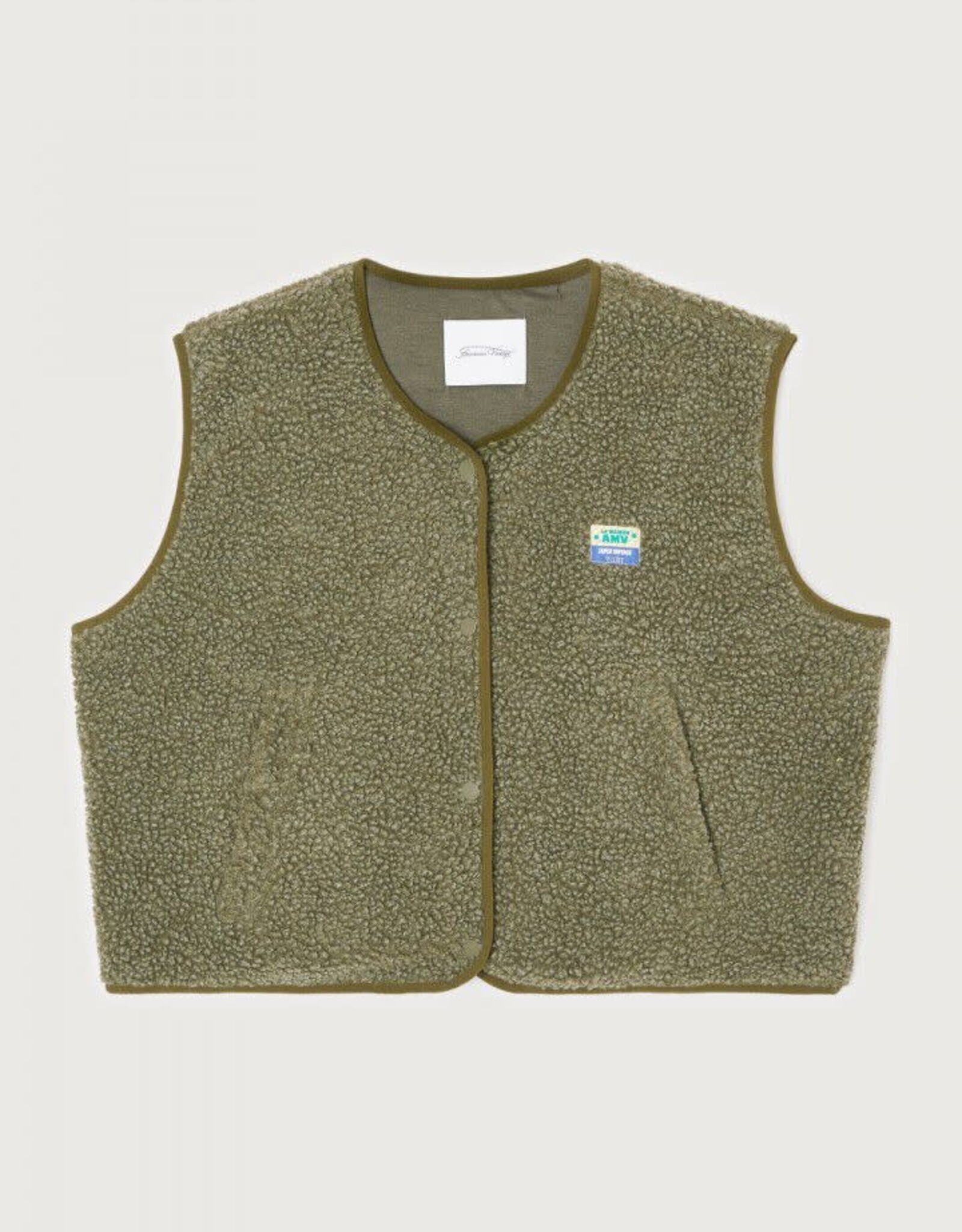 American Vintage Mouwloos Vestje 'Hoktown' - Varan Chine  - Hok16B -  American Vintage
