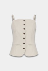 Harper&Yve Top/Waistcoat 'Rey' - Ecru - Harper&Yve