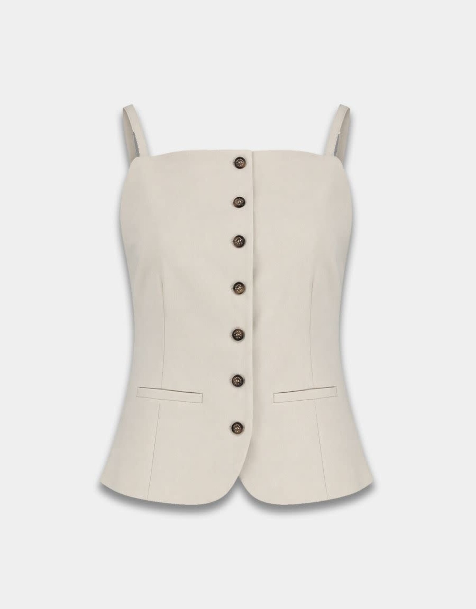Harper&Yve Top/Waistcoat 'Rey' - Ecru - Harper&Yve