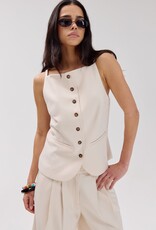 Harper&Yve Top/Waistcoat 'Rey' - Ecru - Harper&Yve